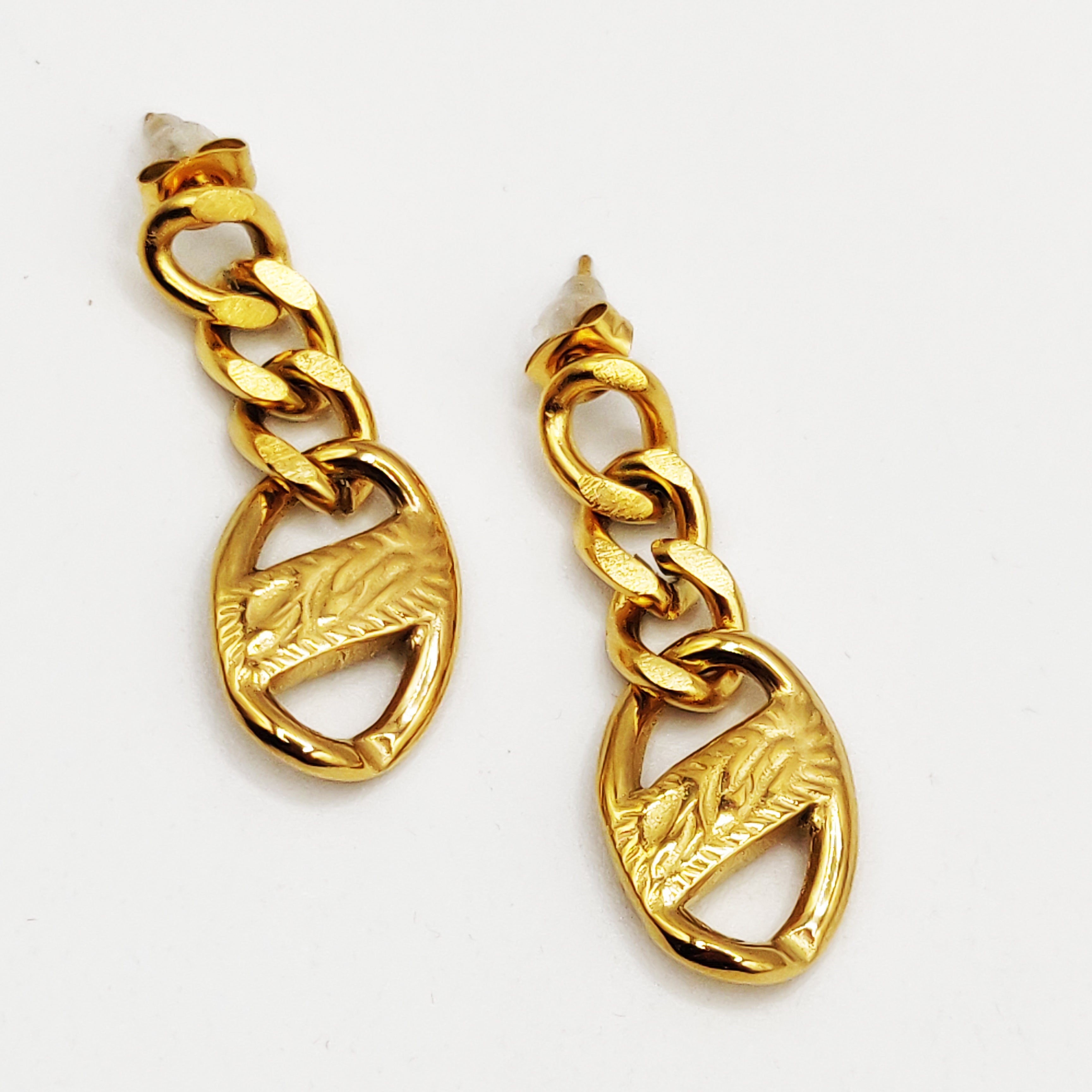 Boucles d'oreilles Tresse Ovales H Luxe