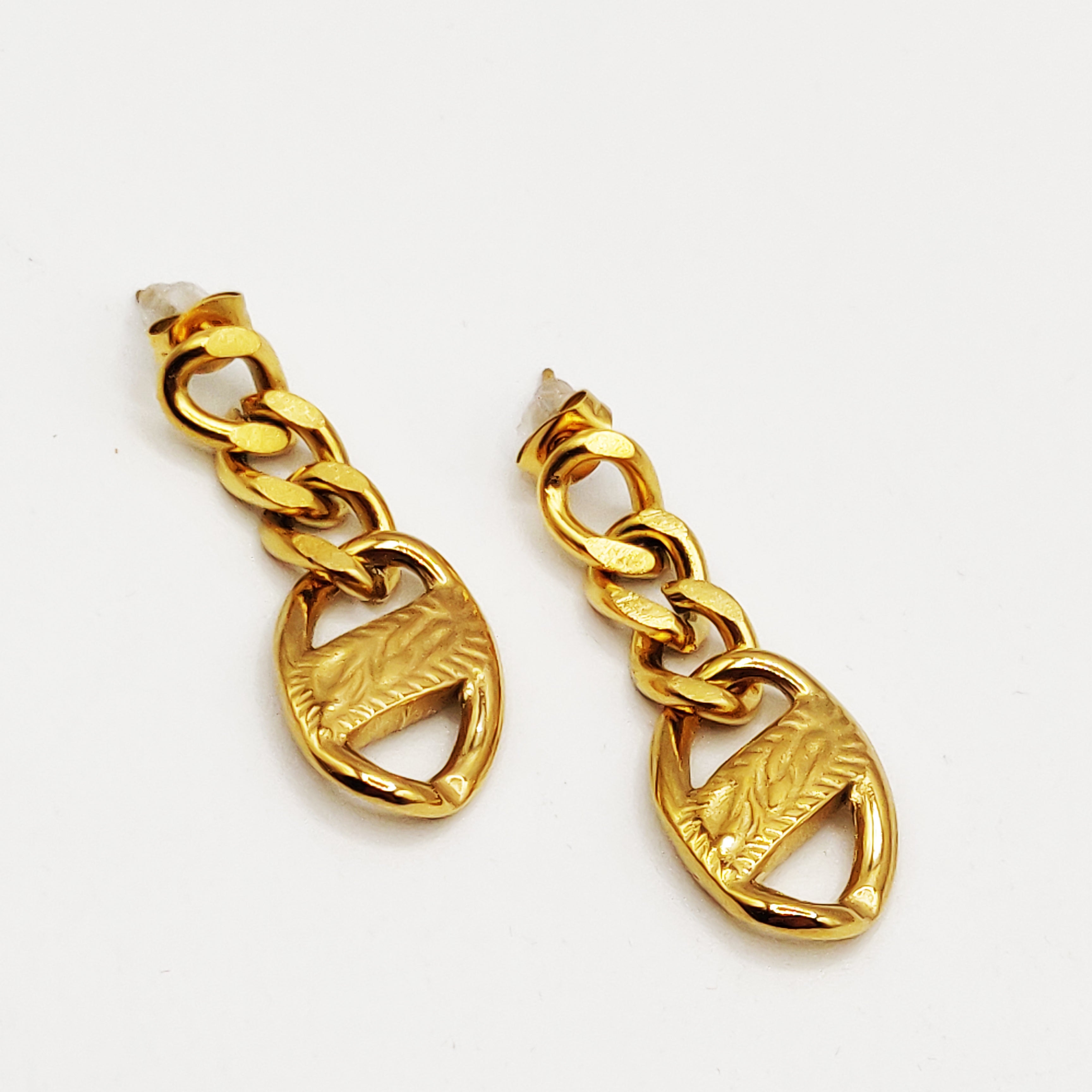 Boucles d'oreilles Tresse Ovales H Luxe