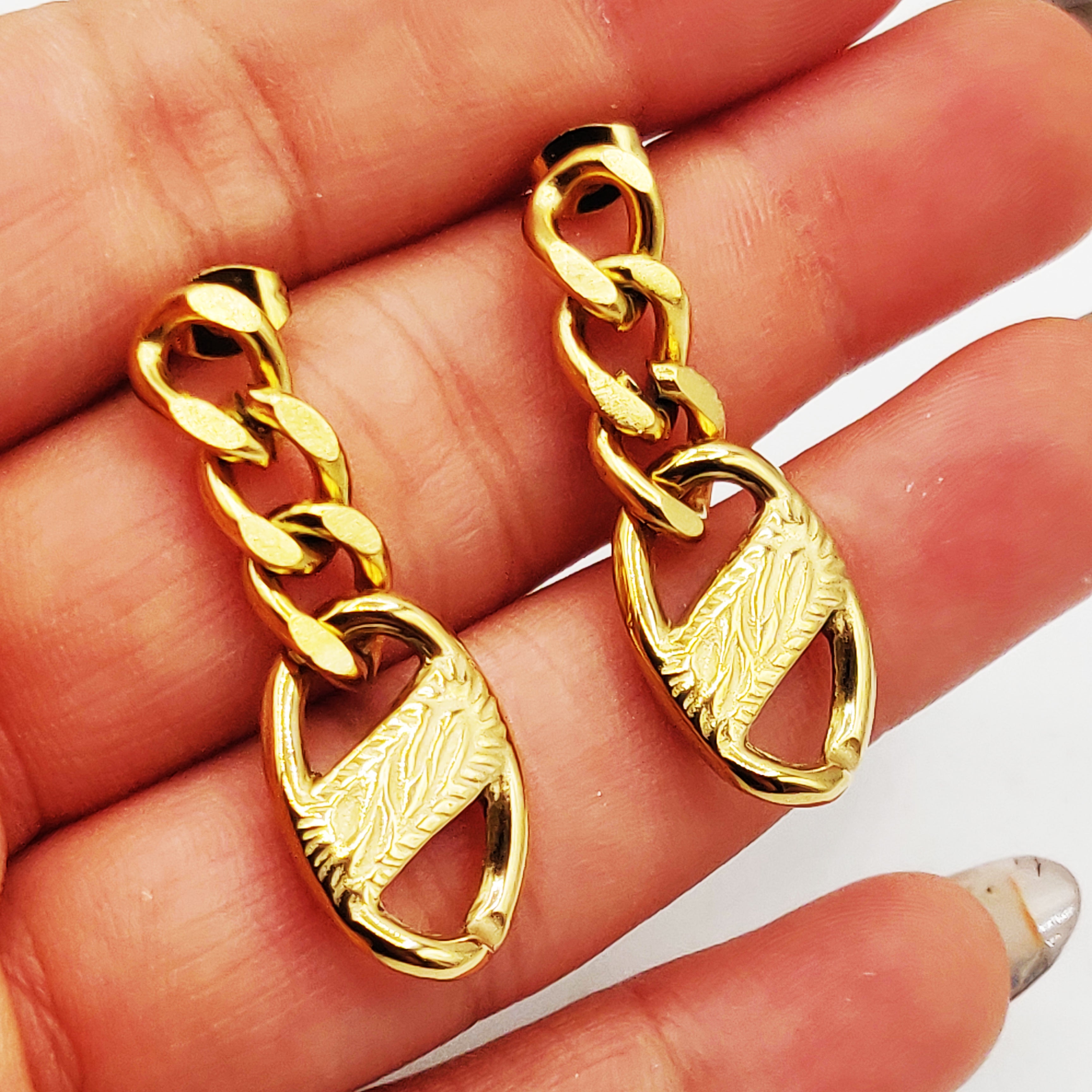 Boucles d'oreilles Tresse Ovales H Luxe