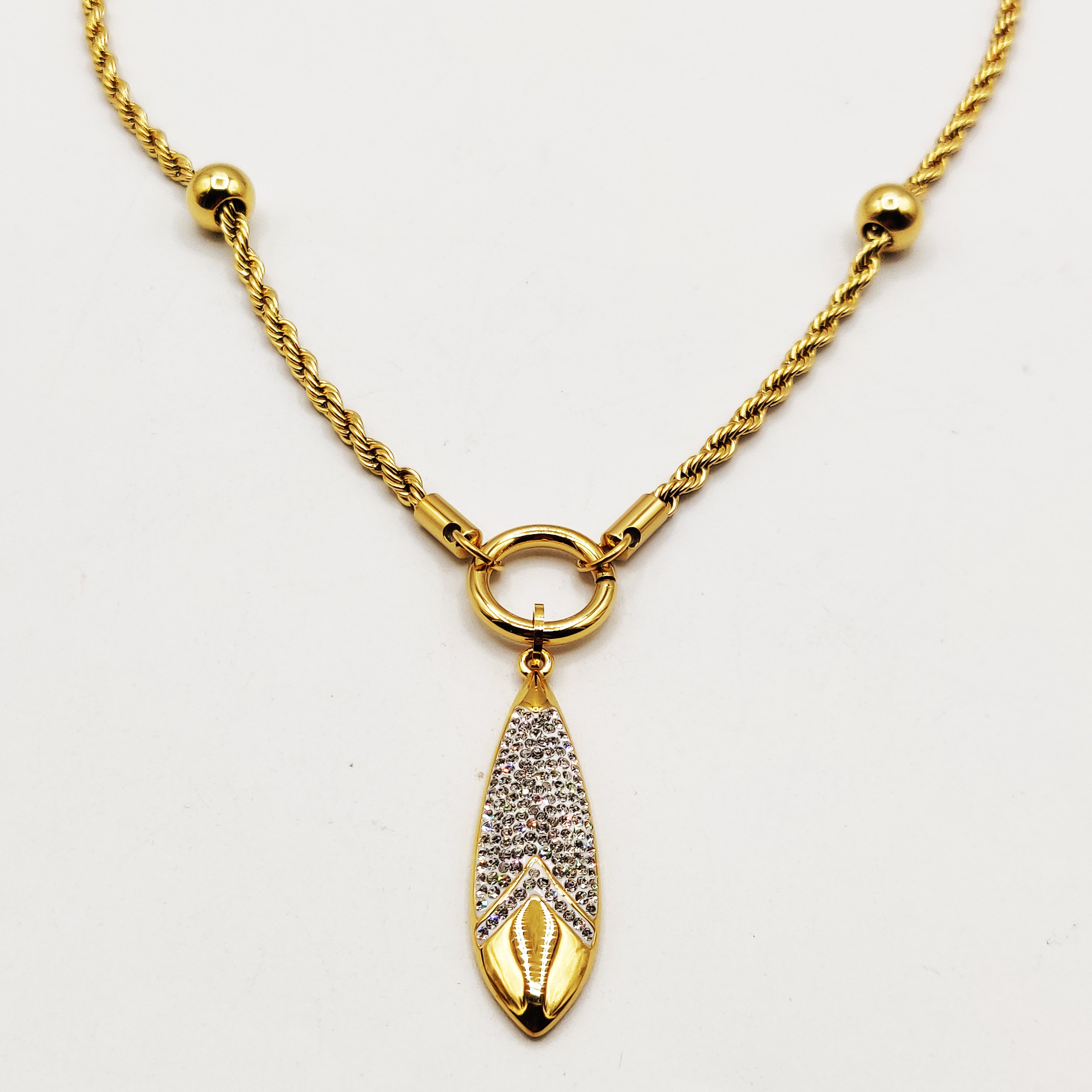 Collier Torsade Multi Lignes Pendentif Sublime Luxe