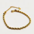 Bracelet Torsade Multi Lignes Fin