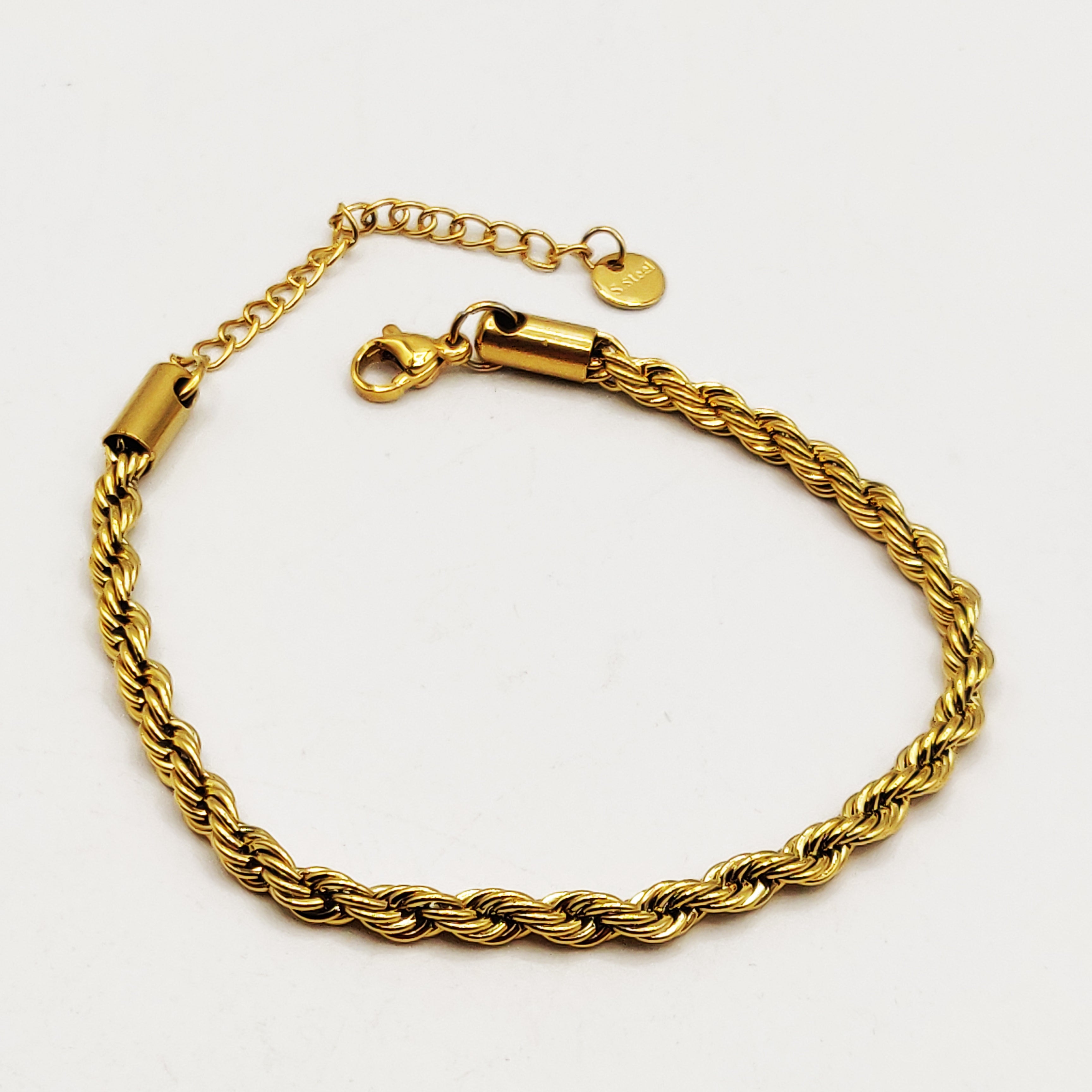 Bracelet Torsade Multi Lignes Fin
