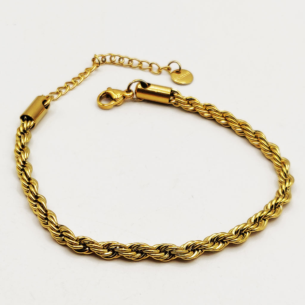 Bracelet Torsade Multi Lignes Fin