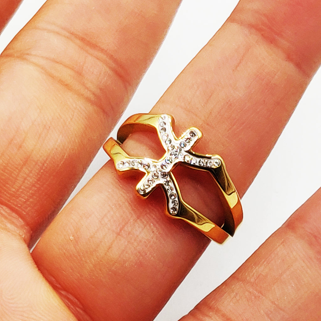 Bague Amazigh Cristaux Luxe