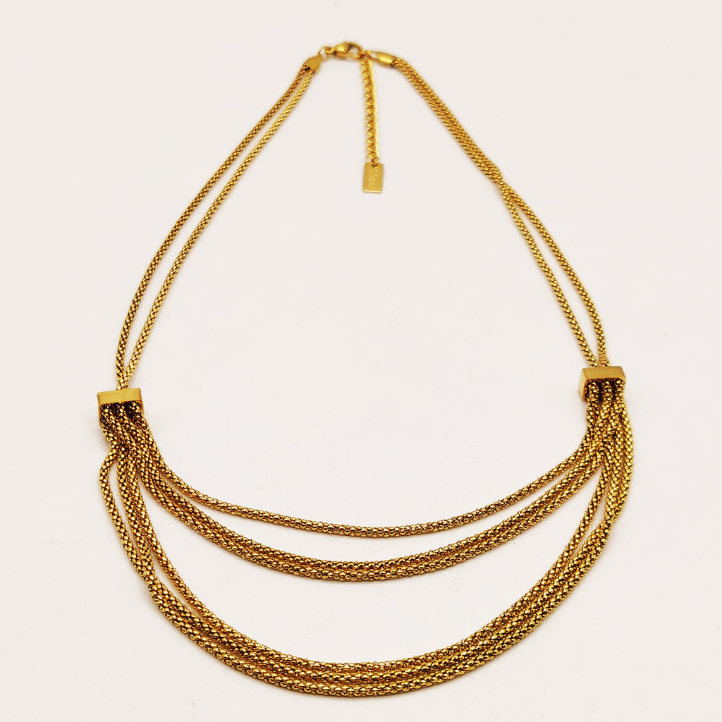 Collier Multi Chaînes Arrondies Luxe