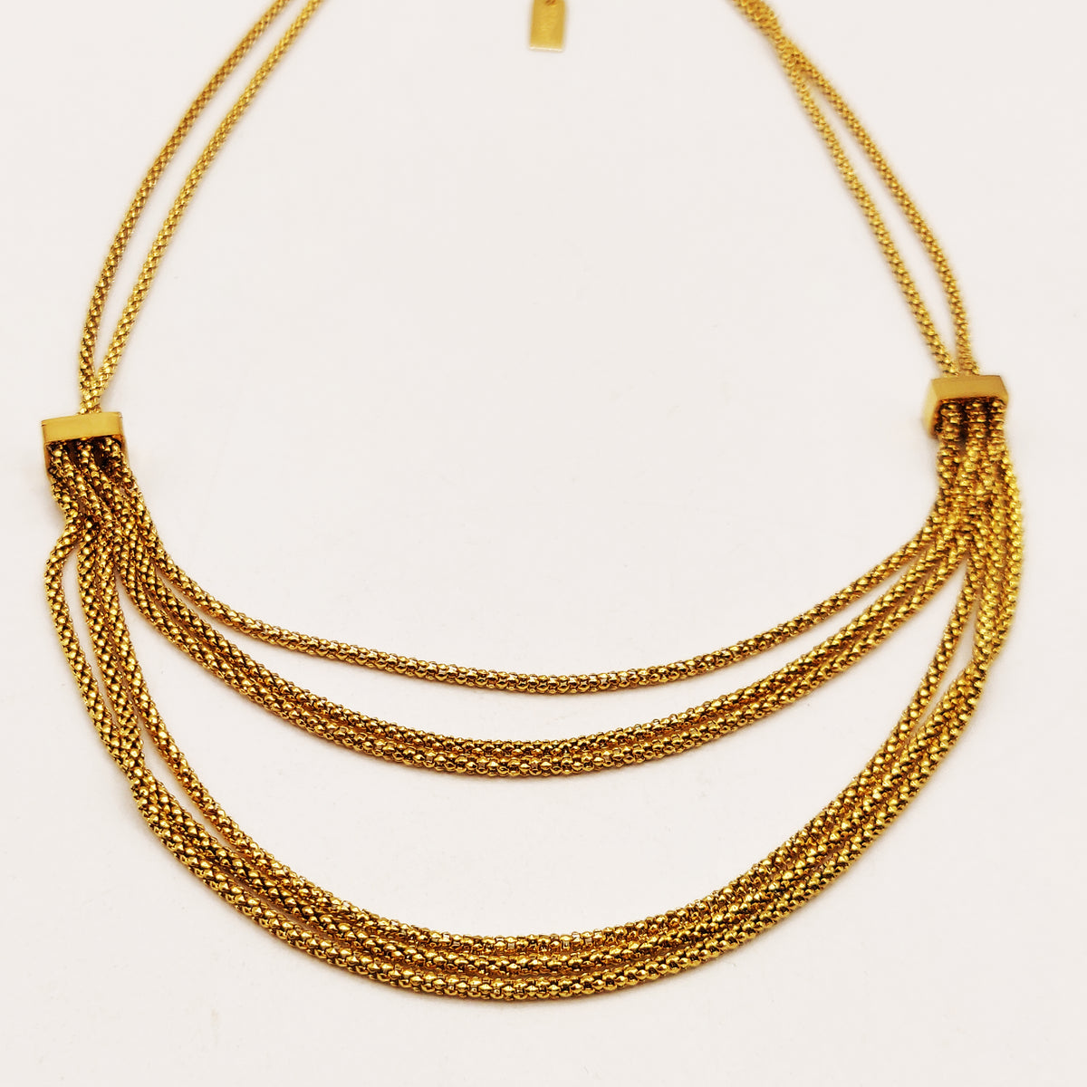 Collier Multi Chaînes Arrondies Luxe