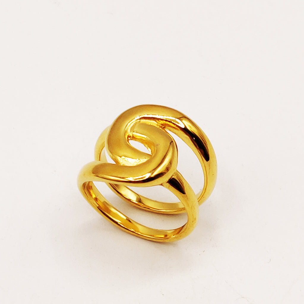 Bague Bandes Croisées