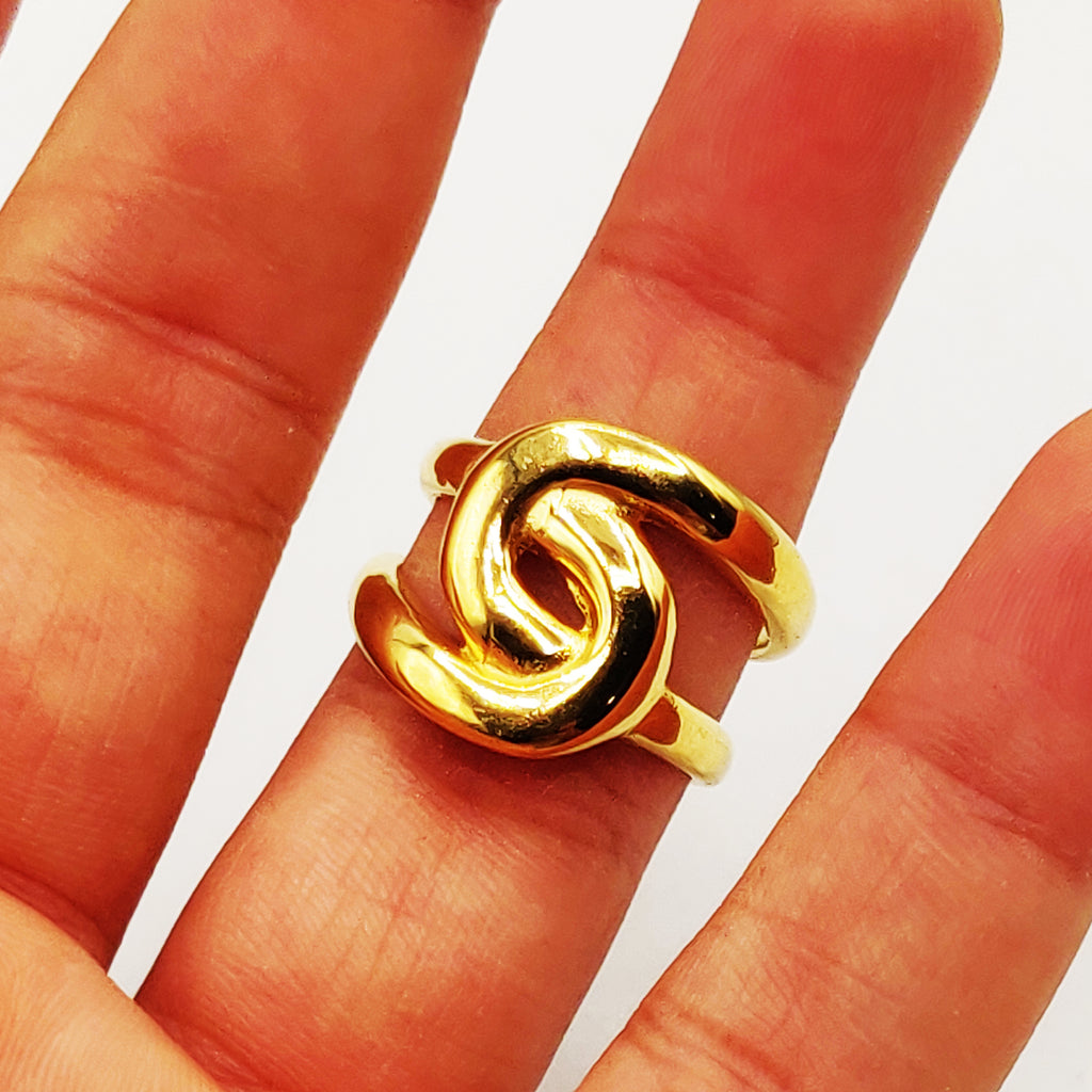 Bague Bandes Croisées