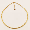 Collier Rigide Vagues Luxe