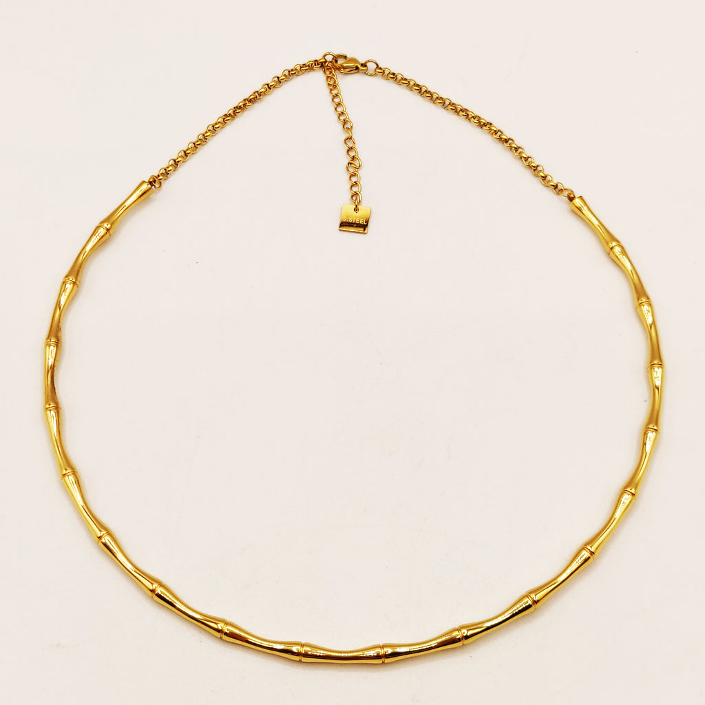 Collier Rigide Vagues Luxe