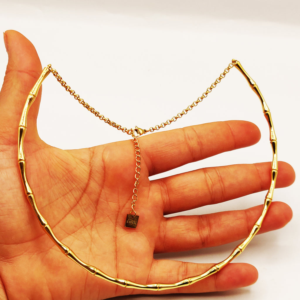 Collier Rigide Vagues Luxe
