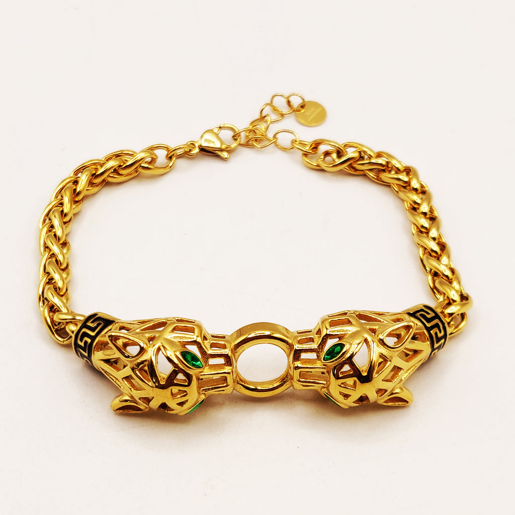 Bracelet Torsade Jaguar Anneau Luxe