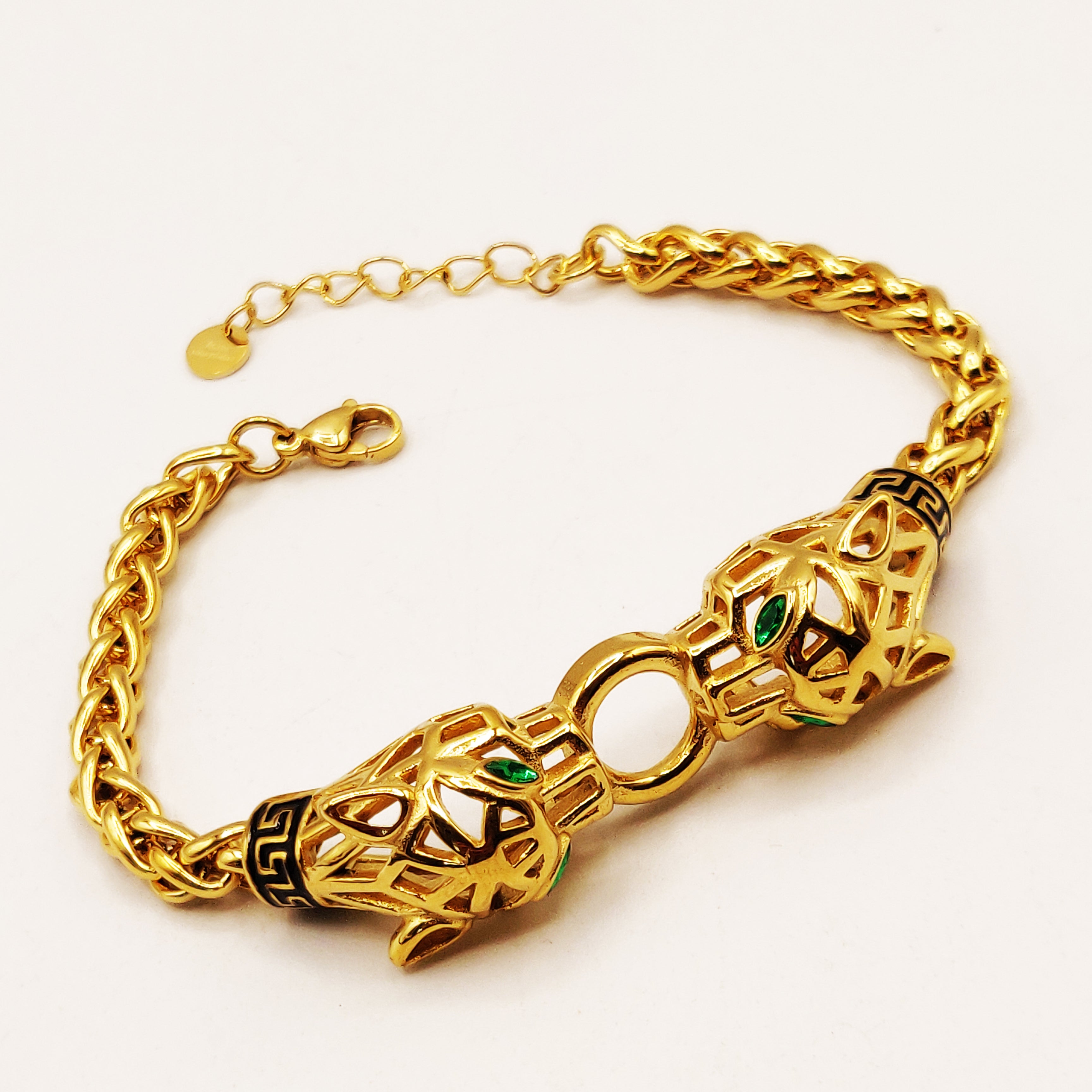Bracelet Torsade Jaguar Anneau Luxe