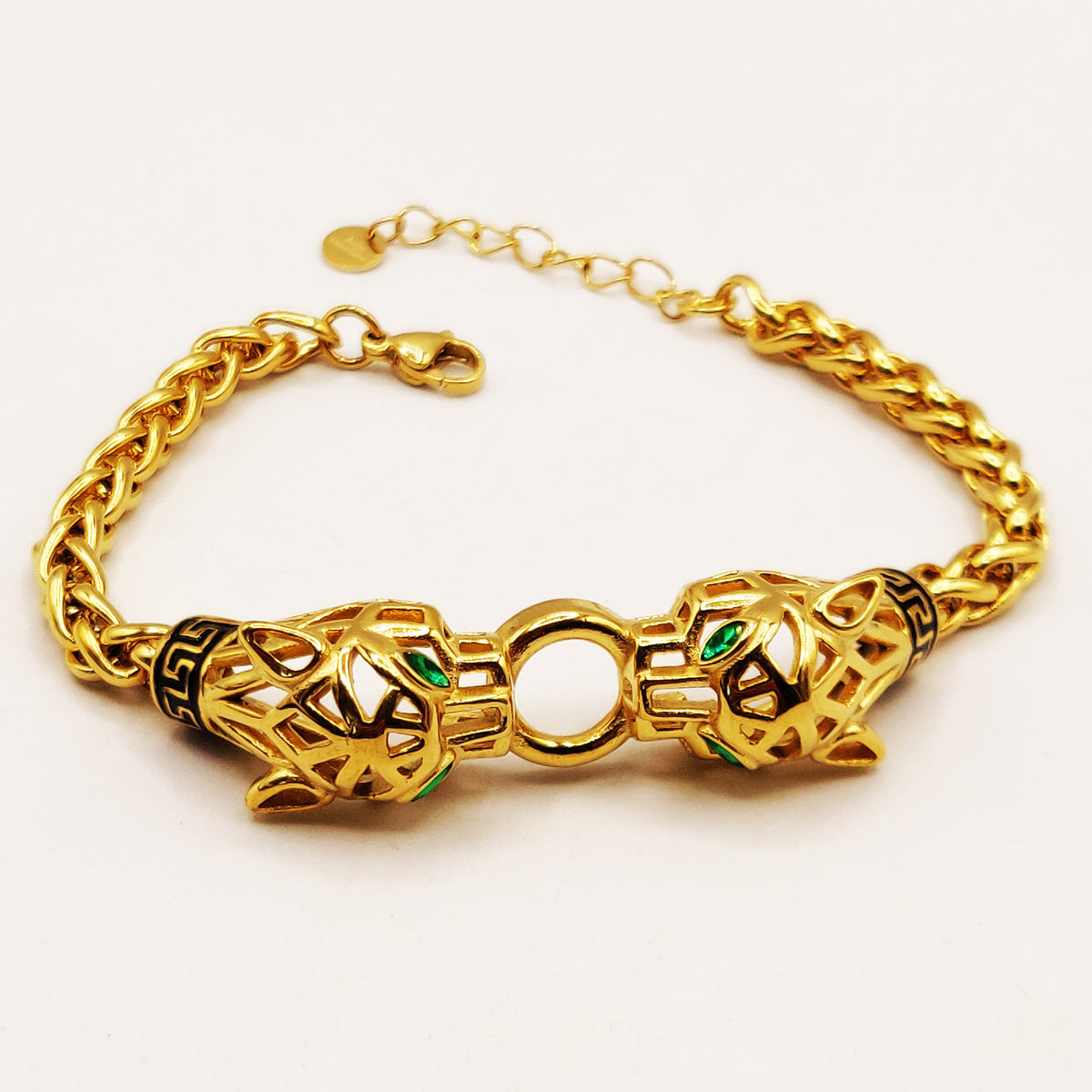 Bracelet Torsade Jaguar Anneau Luxe