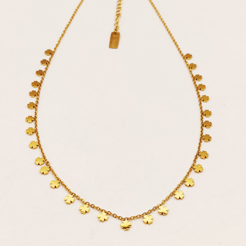 Collier Multi Trèfles à 4 Coeurs