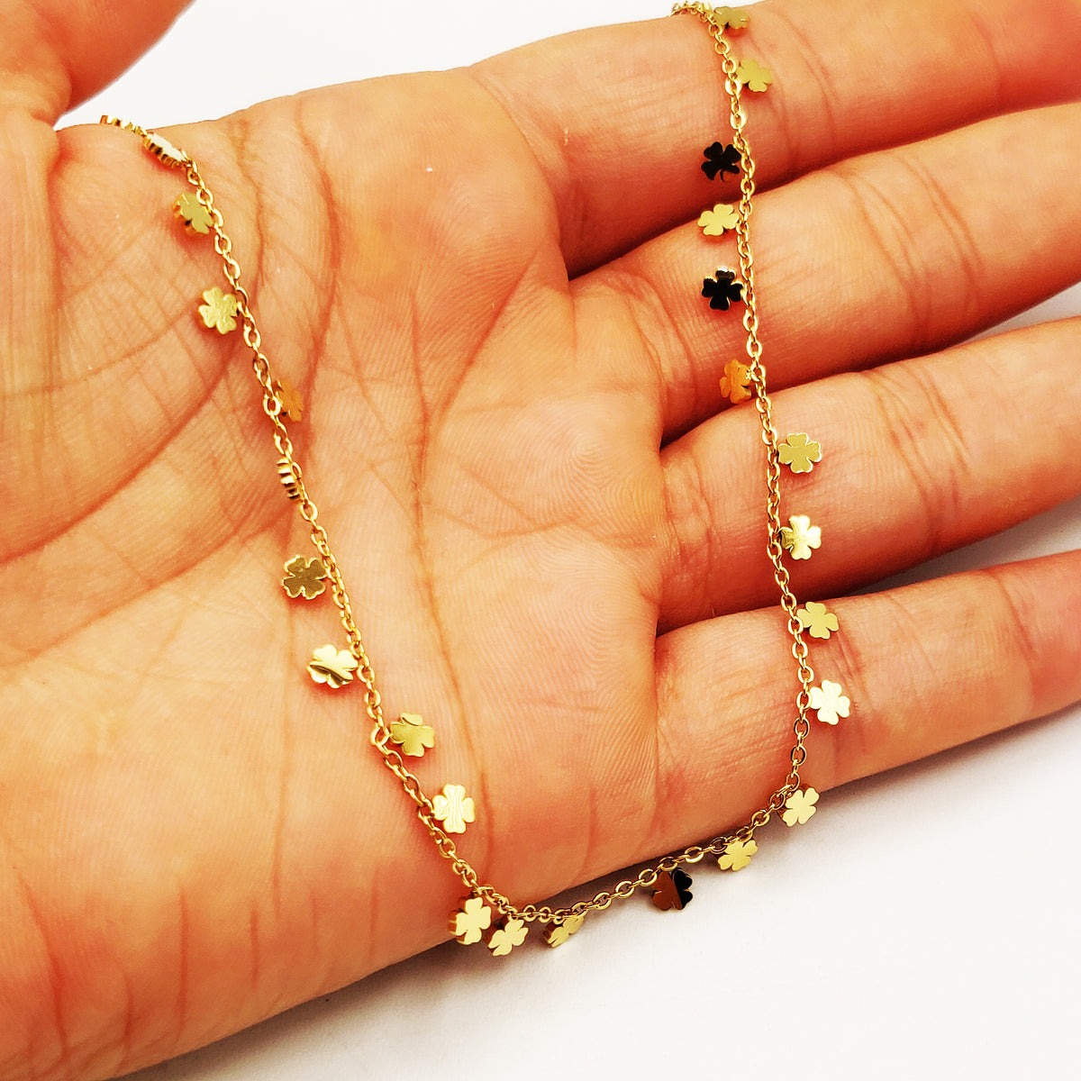 Collier Multi Trèfles à 4 Coeurs