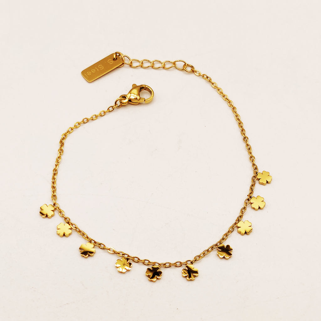 Bracelet Multi Trèfles à 4 Coeurs