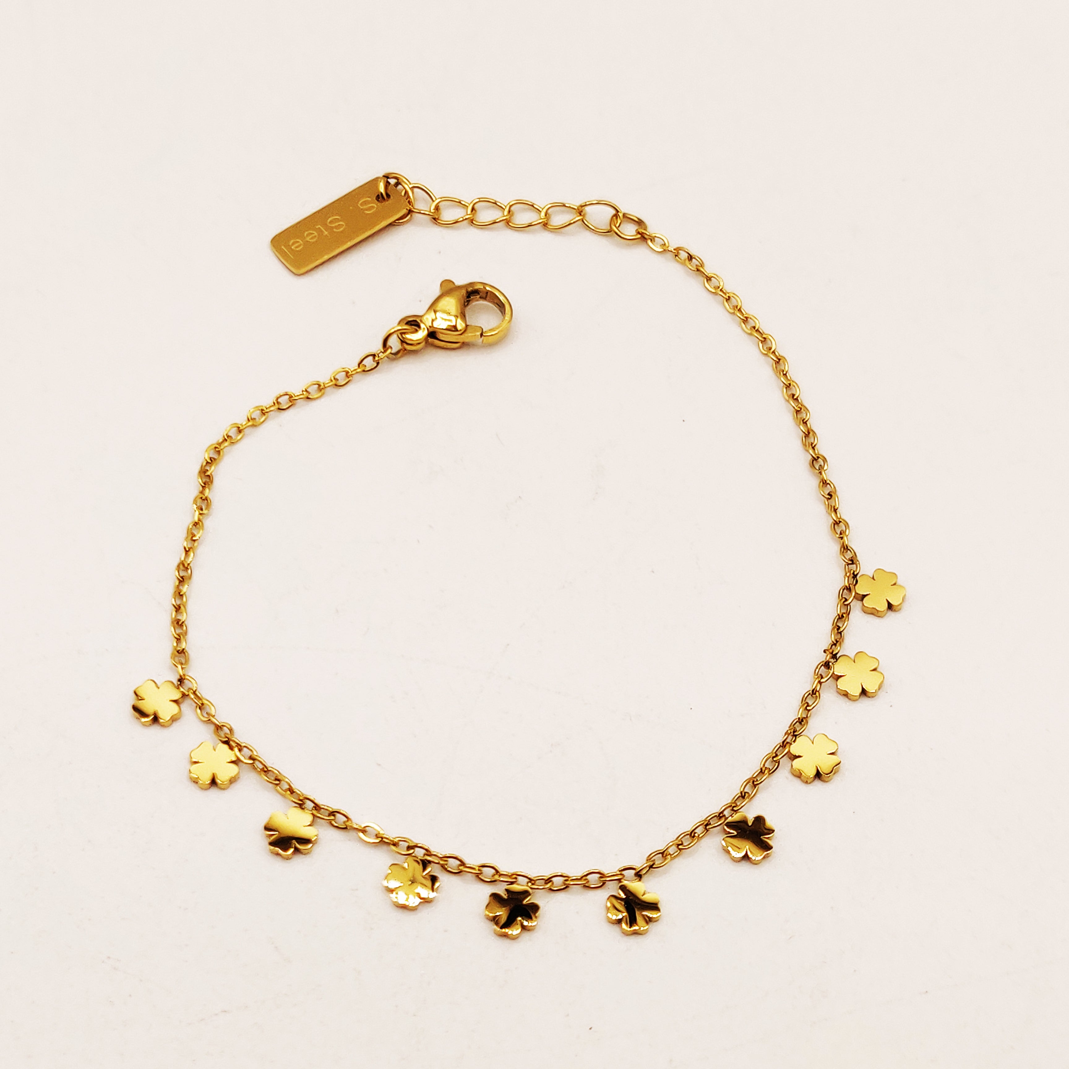 Bracelet Multi Trèfles à 4 Coeurs