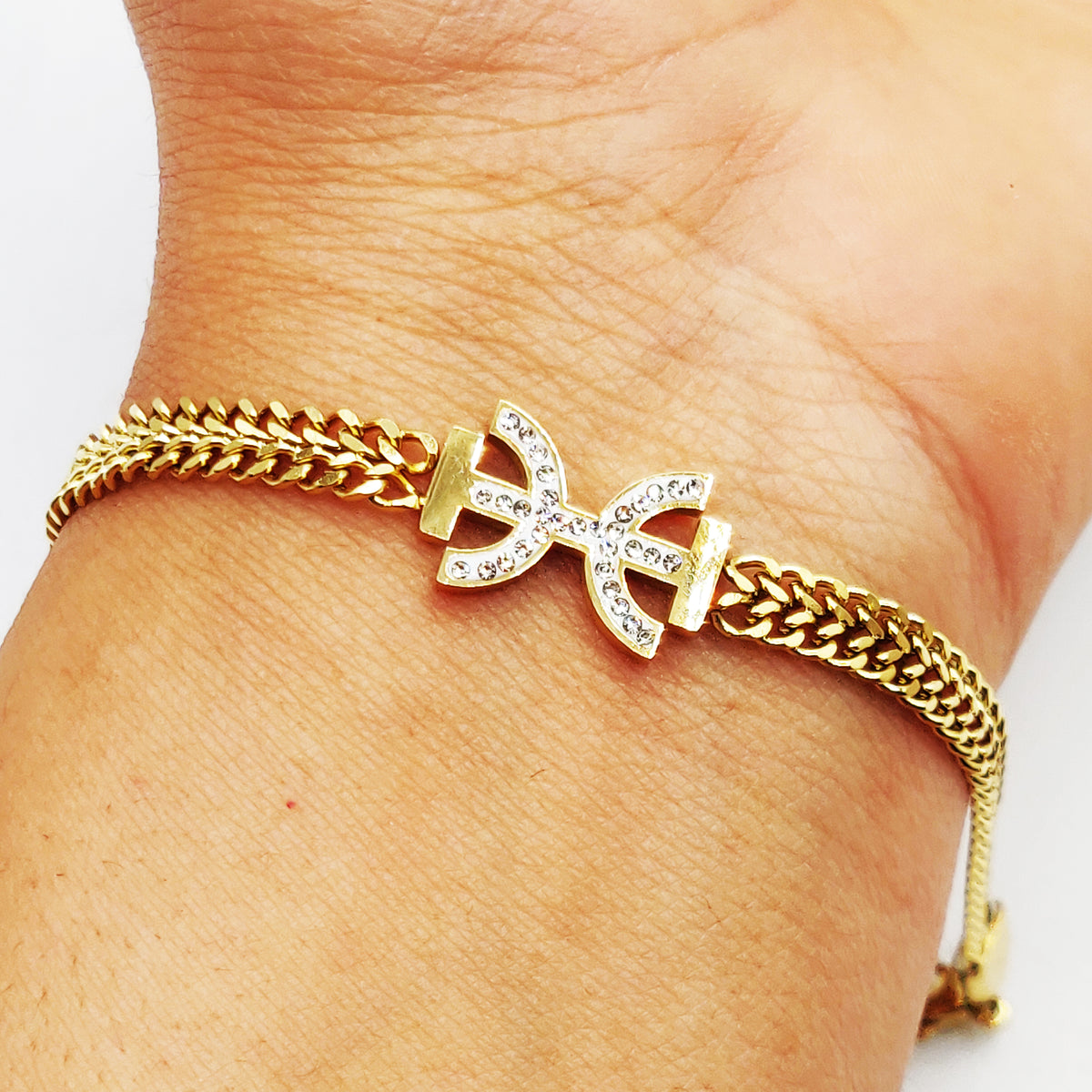 Bracelet Tresse Double Amazigh Luxe