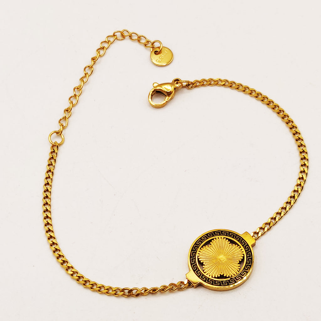 Bracelet Tresse Marguerite Cercle V Luxe