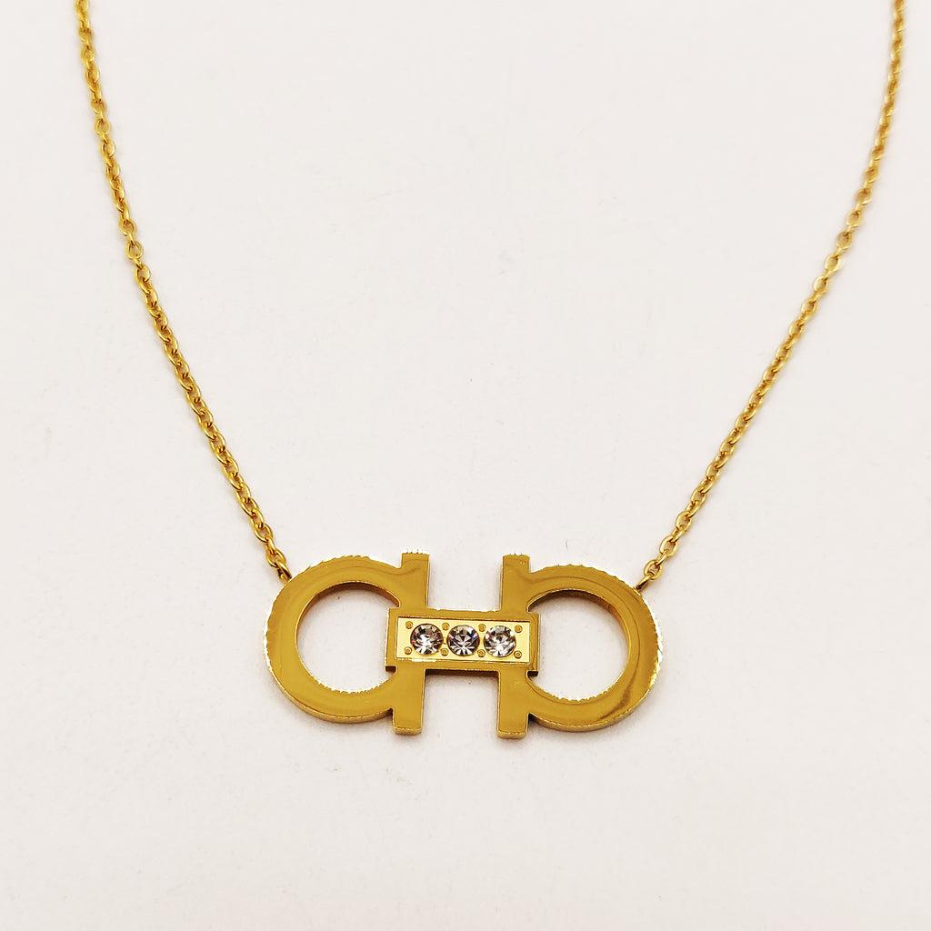 Collier Double Oméga Luxe