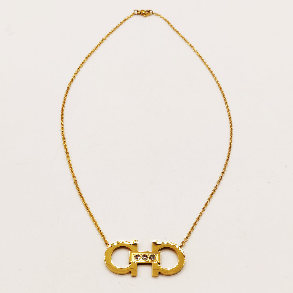Collier Double Oméga Luxe