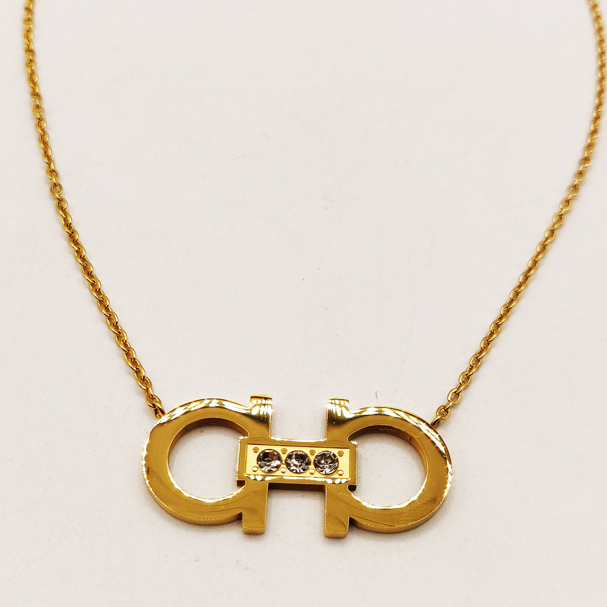 Collier Double Oméga Luxe