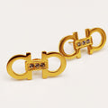 Boucles d'oreilles Double Oméga Luxe