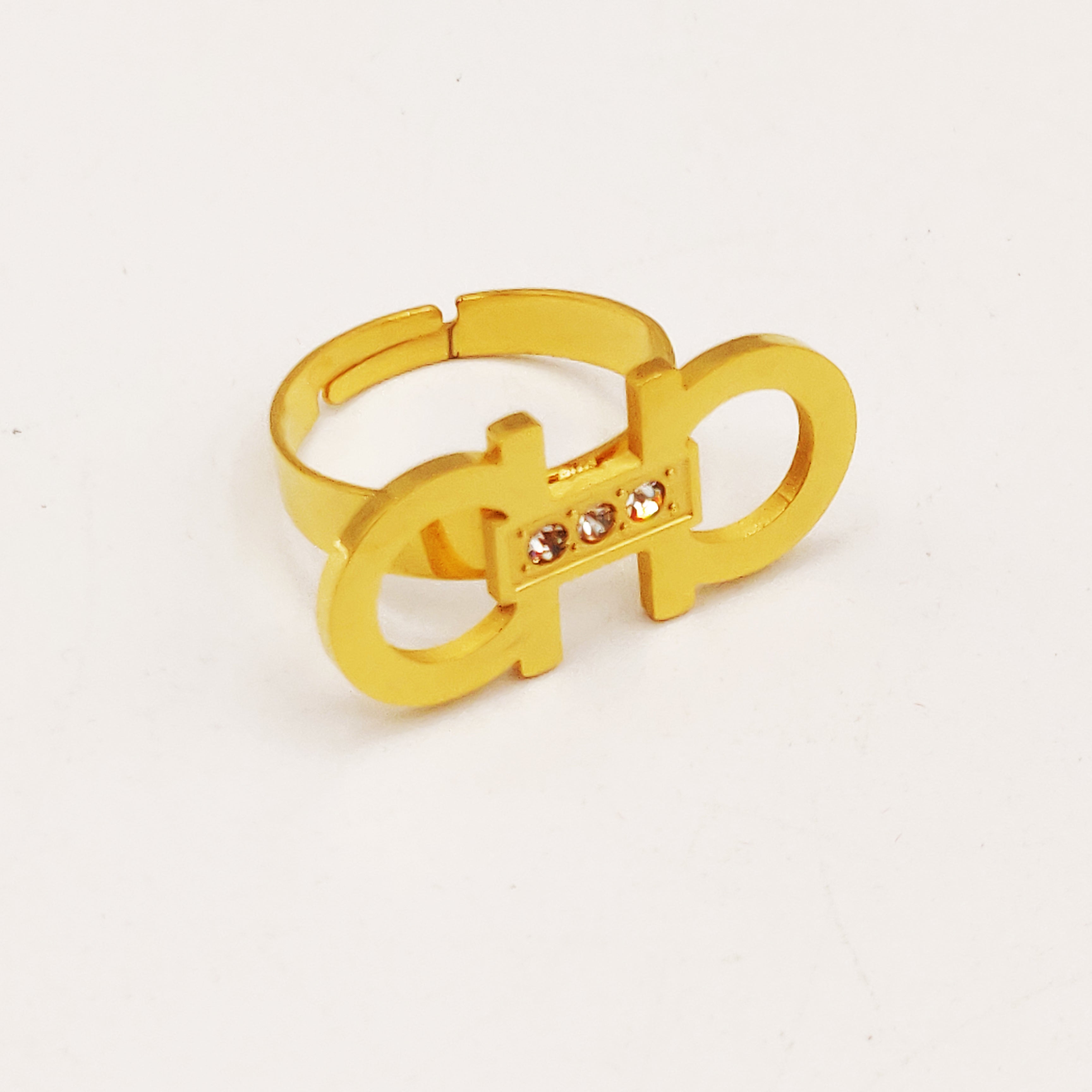 Bague Double Oméga Luxe