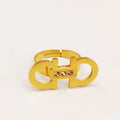 Bague Double Oméga Luxe
