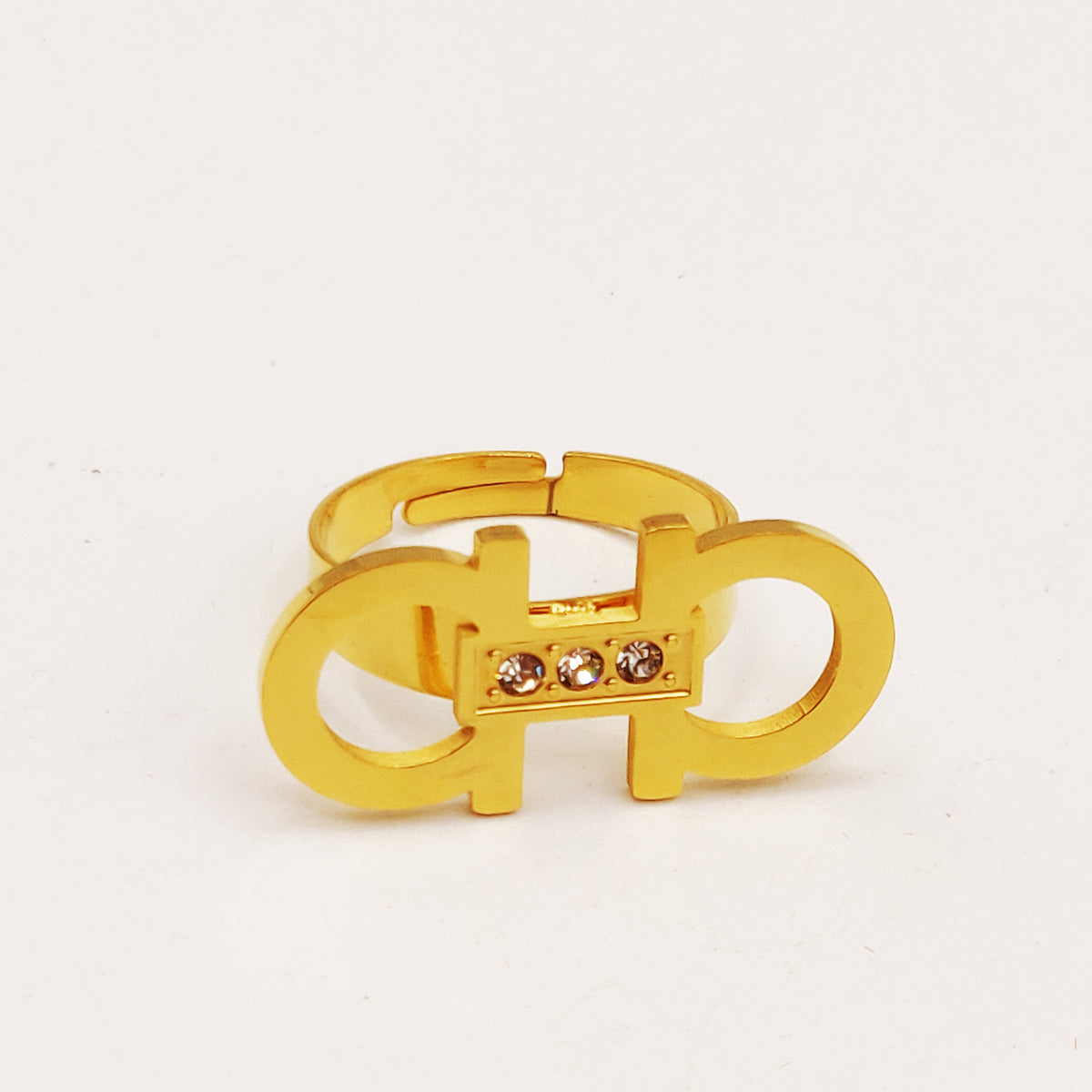 Bague Double Oméga Luxe