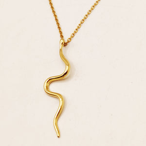 Collier Serpent Fin Luxe