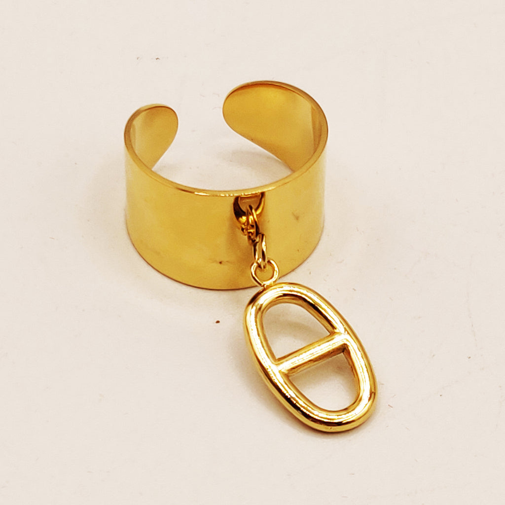 Bague Pendentif H Luxe Grand