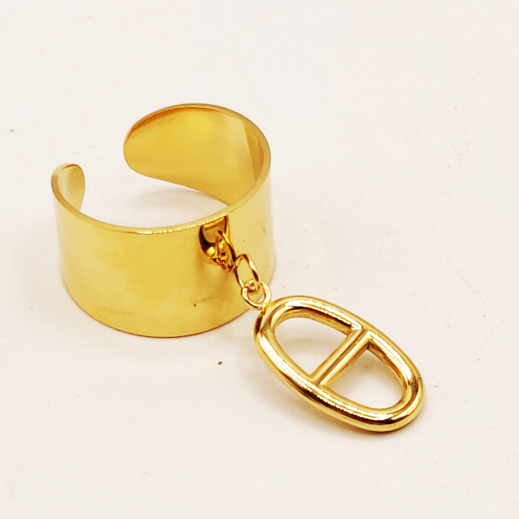 Bague Pendentif H Luxe Grand