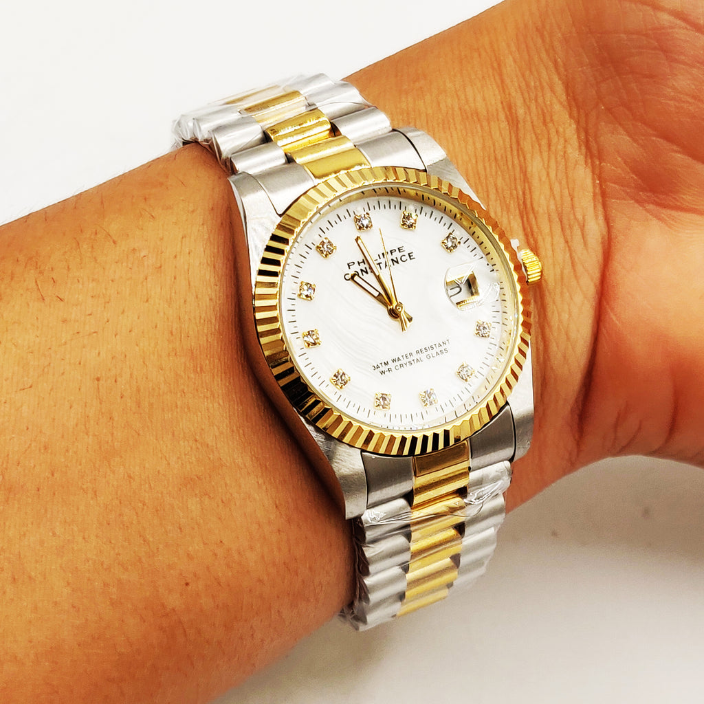 Montre Philippe Constance 82002M Fond Blanc