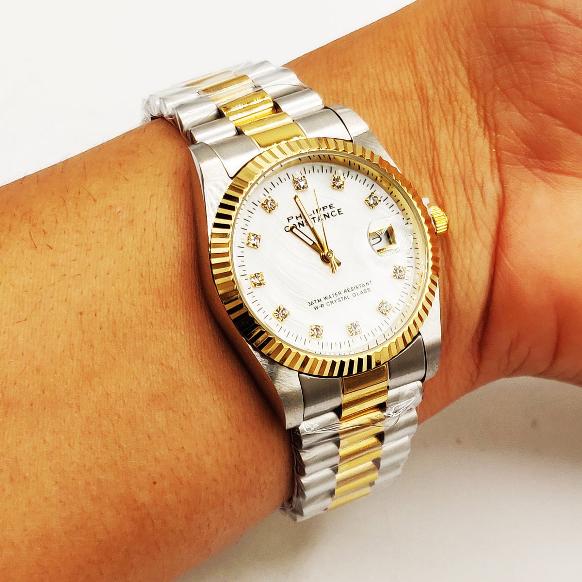 Montre Philippe Constance 82002M Fond Blanc