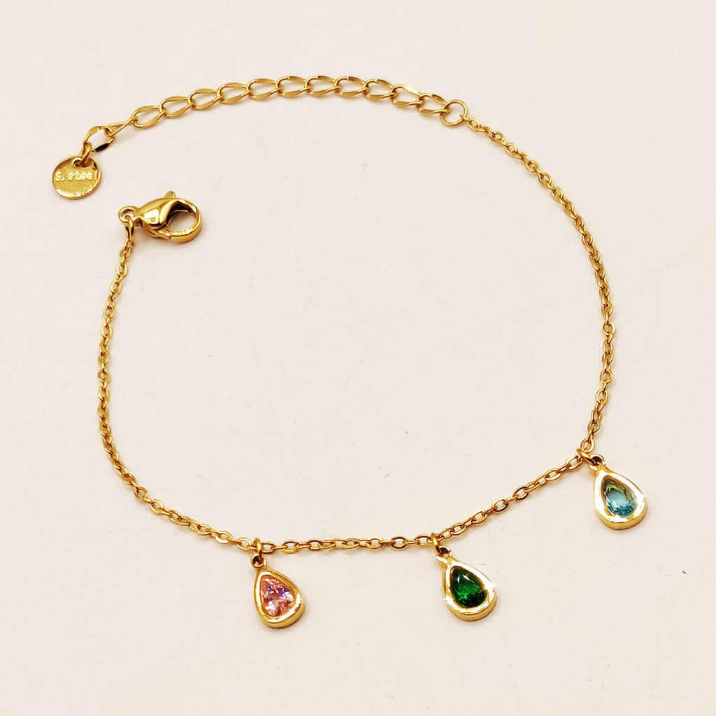 Bracelet Multi Gouttes Multicolores