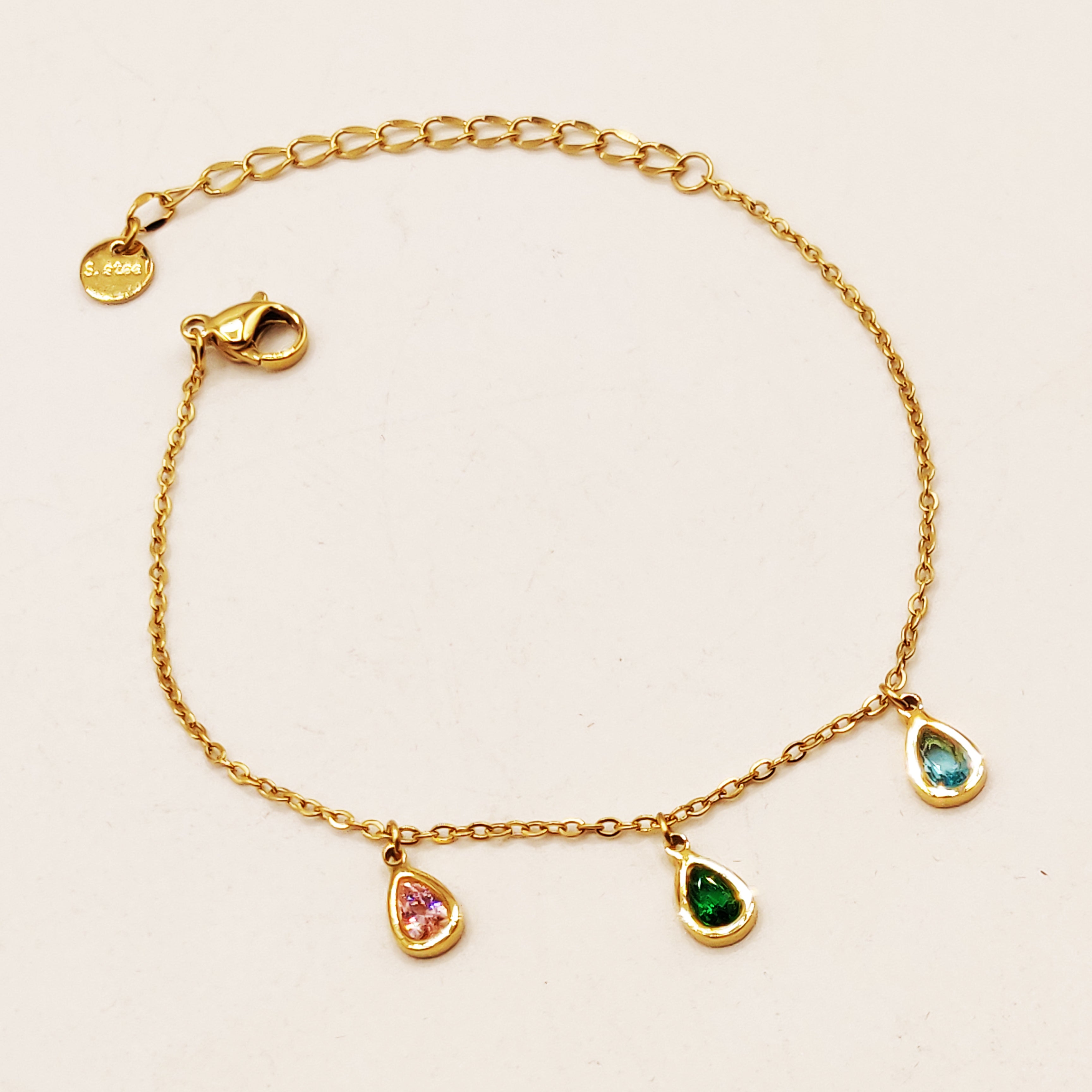 Bracelet Multi Gouttes Multicolores