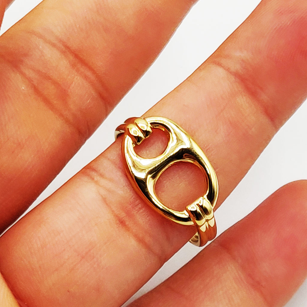 Bague Chaîne H Luxe
