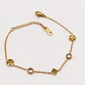 Bracelet Trèfles Étoiles et Cristaux Luxe