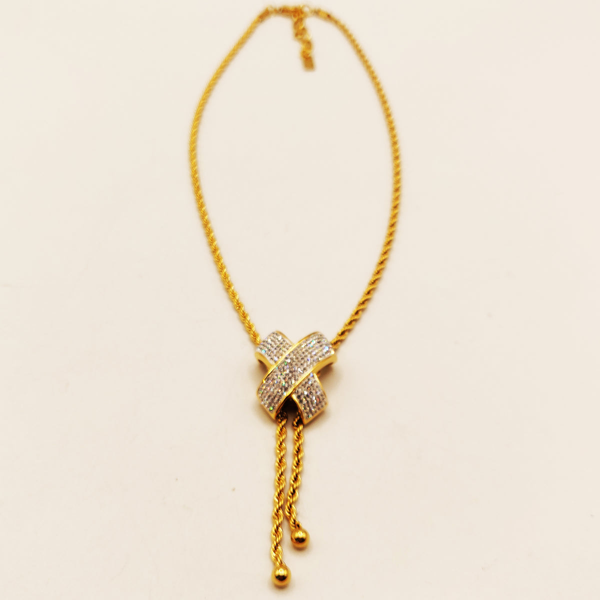 Collier Torsade Multi Lignes X Cristaux Luxe