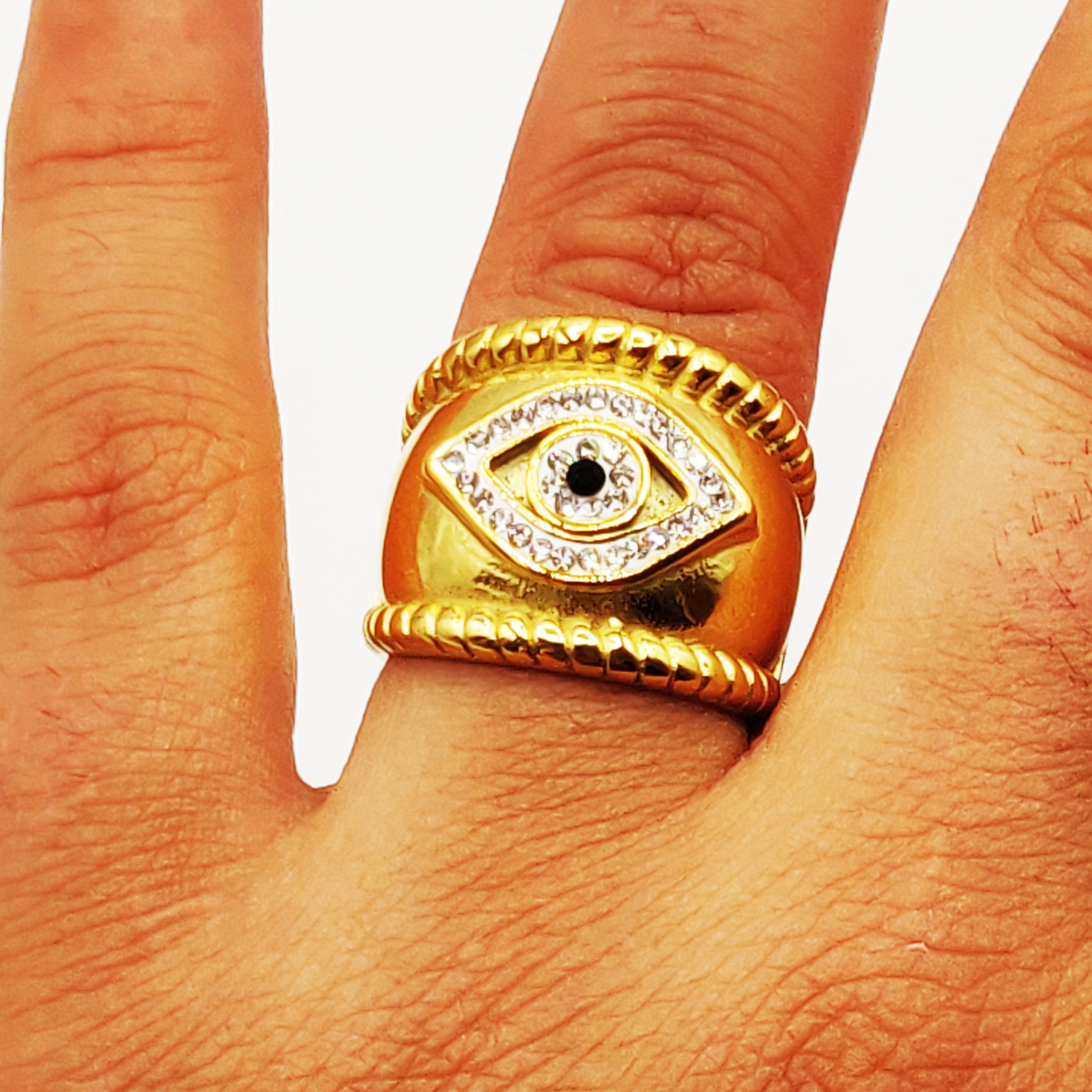 Bague Large Oeil Luxe