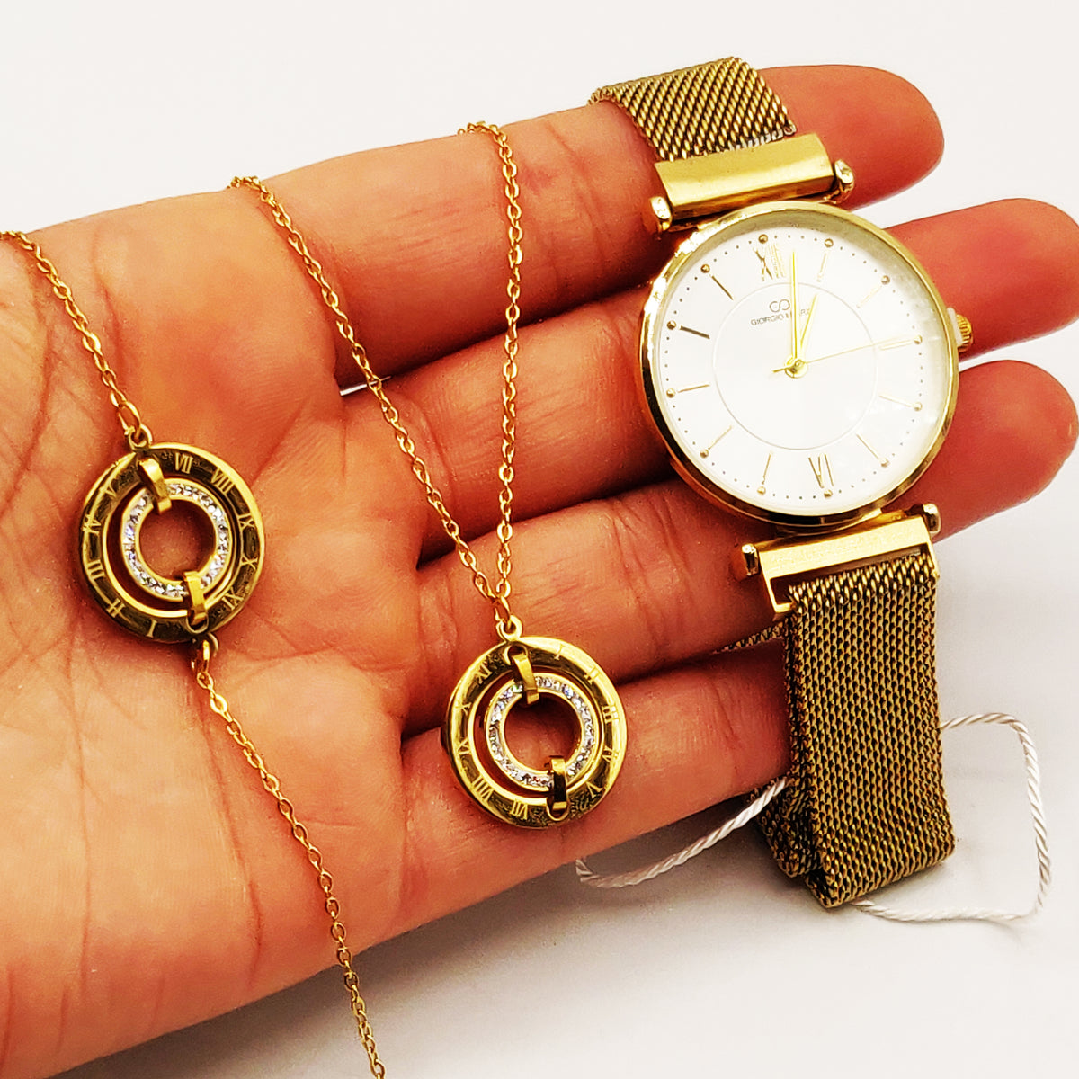 Coffret Montre Giorgio & Dario eu4760 avec Collier et Bracelet Rafinity Luxe