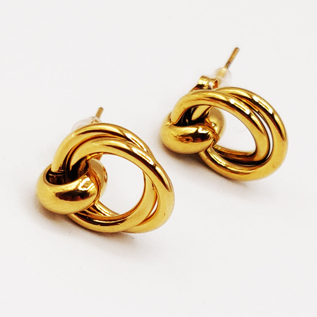 Boucles d'oreilles Double Anneaux