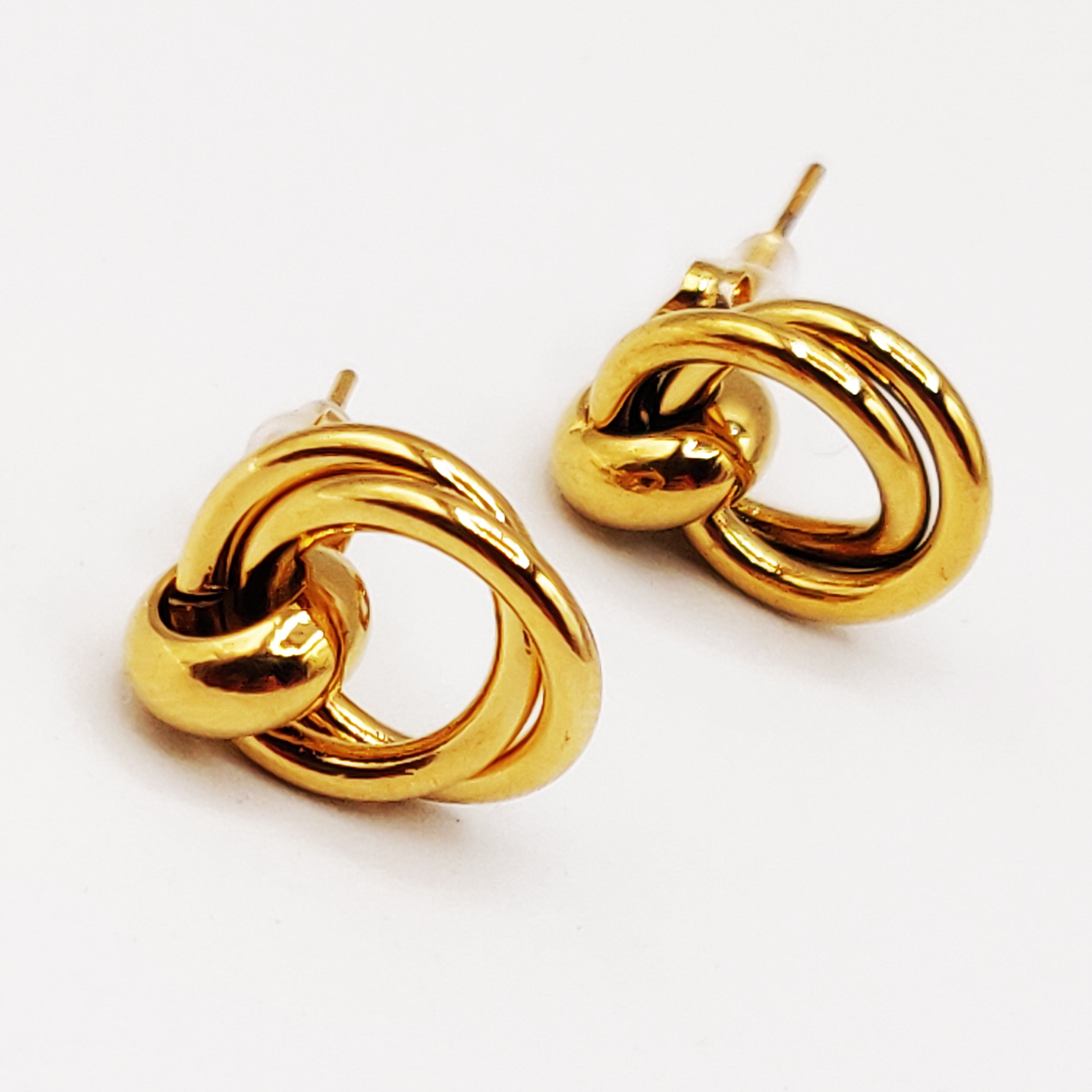 Boucles d'oreilles Double Anneaux