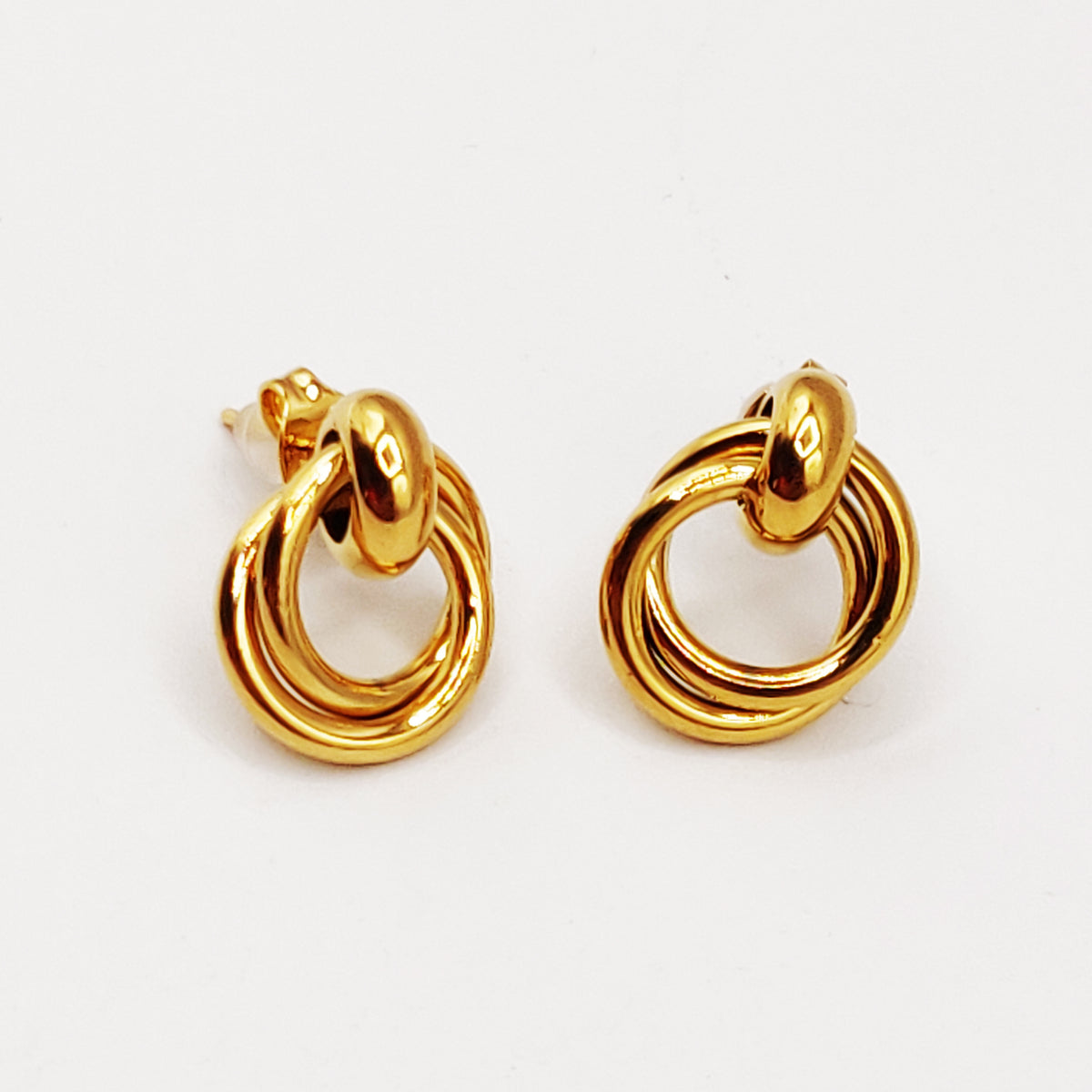 Boucles d'oreilles Double Anneaux