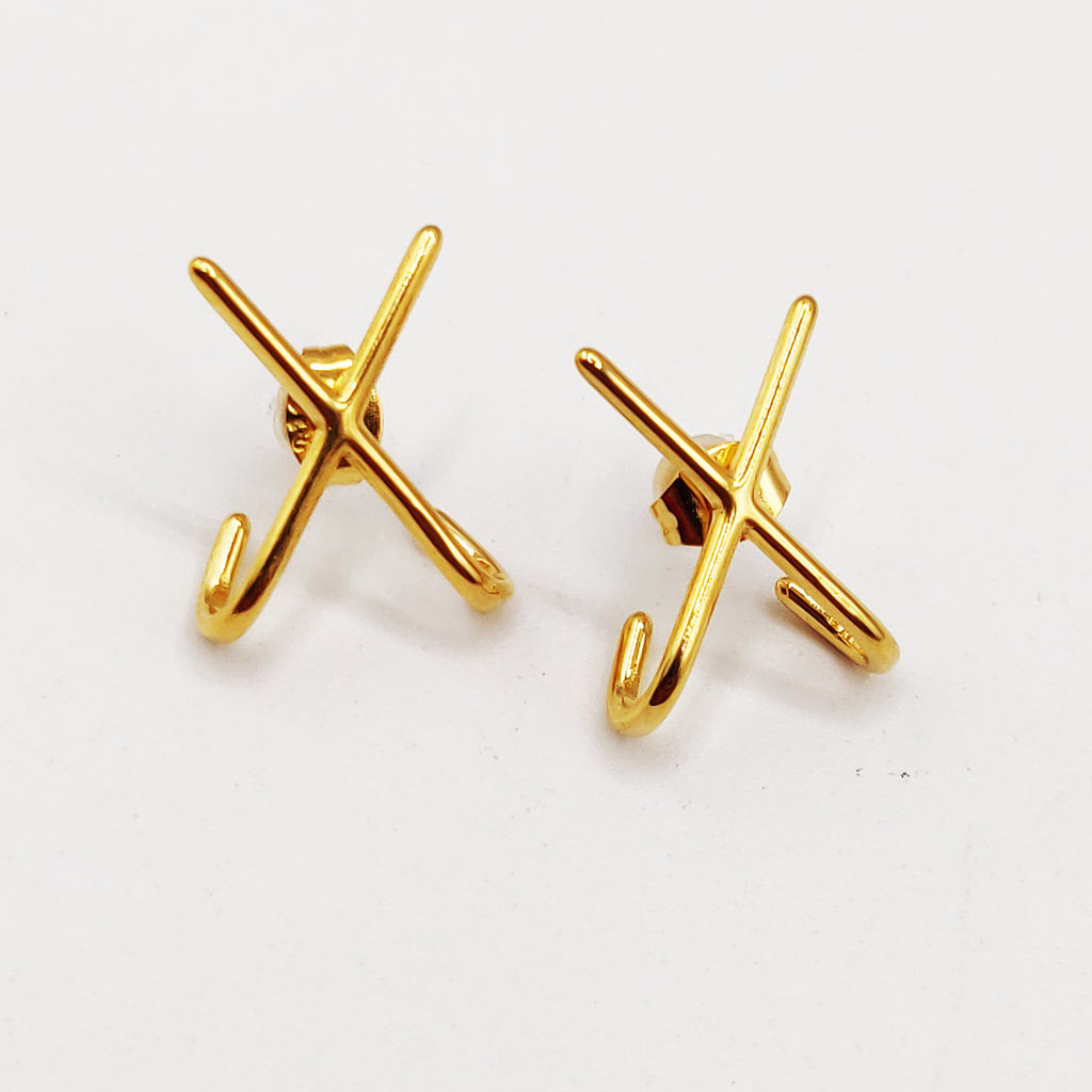 Boucles d'oreilles X