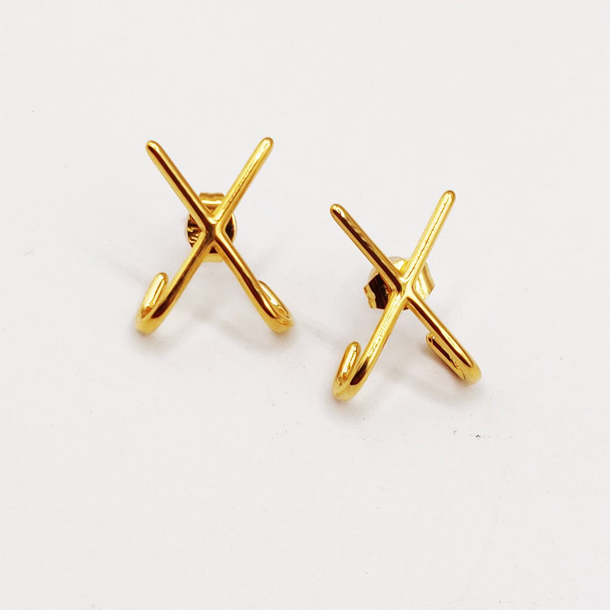 Boucles d'oreilles X
