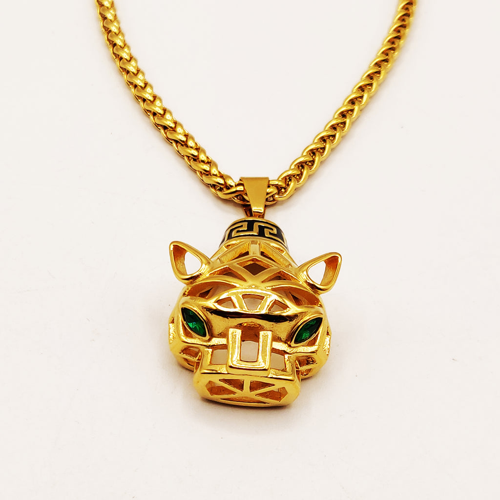 Collier Torsade Jaguar V Luxe