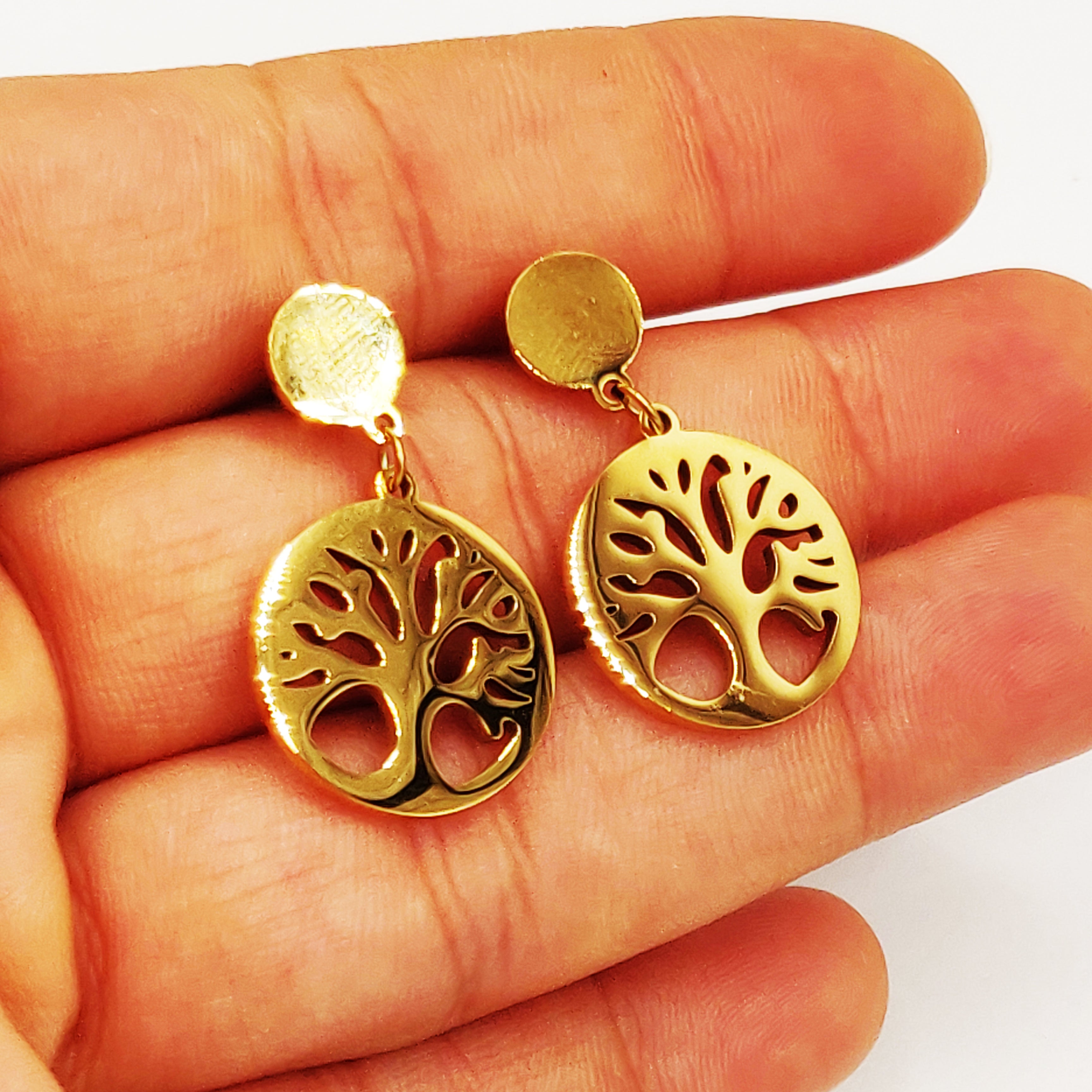 Boucles d'oreilles Eden et Cercles